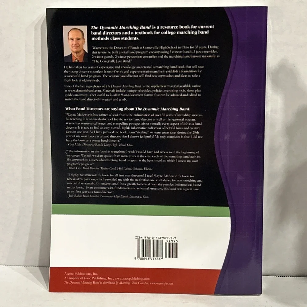 The Dynamic Marching Band by Wayne‎ Markworth Musical Instruction Textbook